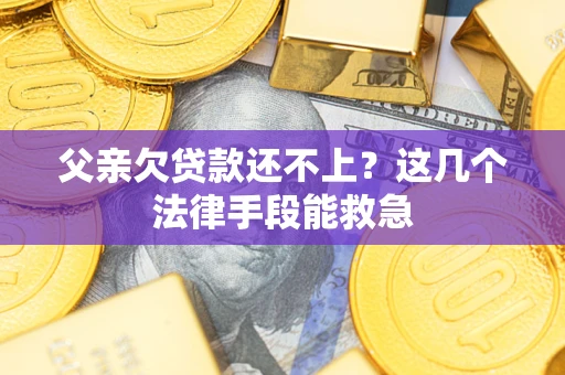 北京父亲欠贷款还不上?这几个法律手段能救急 北京父亲欠贷款还不上?这几个法律手段能救急